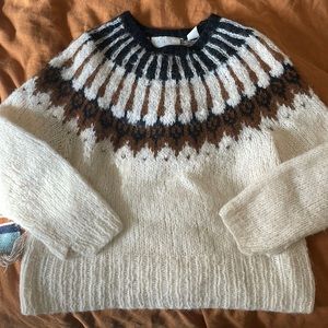 A.L.C. Fair isle Sweater Small